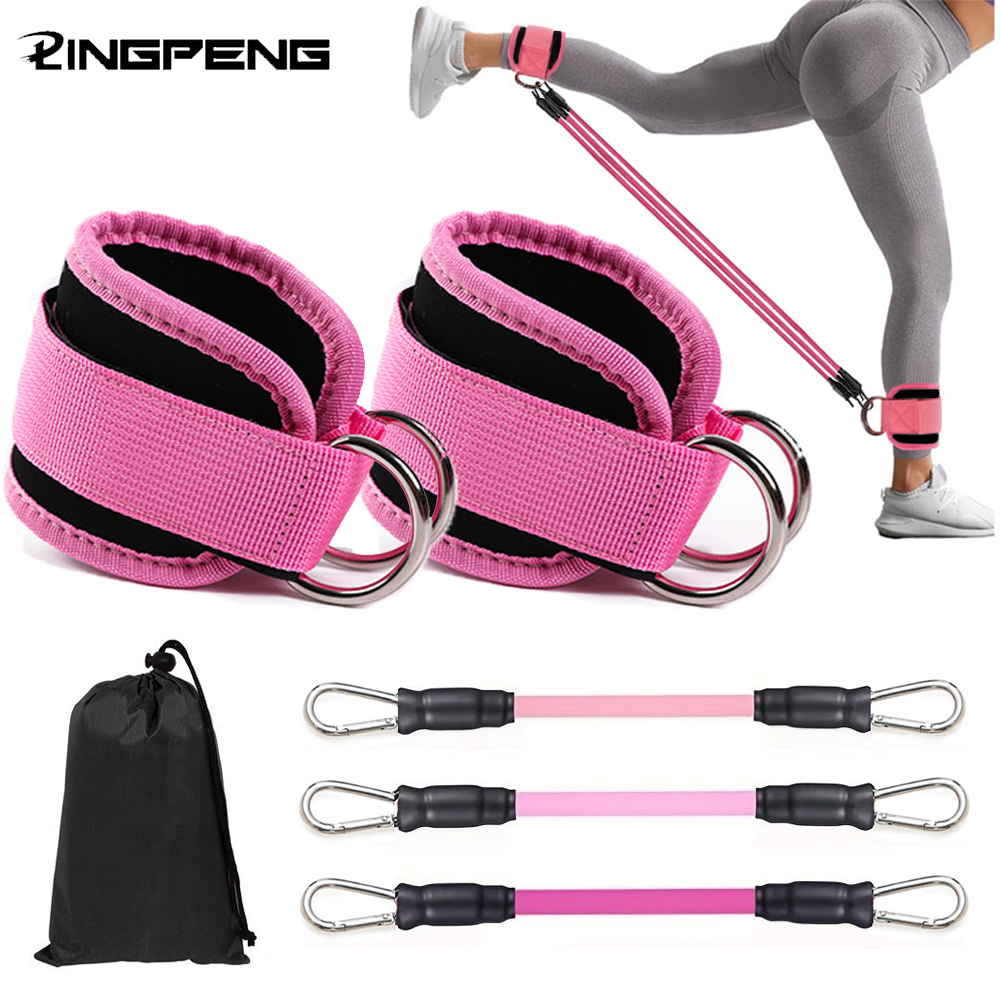 Home Gym Kit For Men - Knöchelriemen, Widerstandsbänder, Set, Fitness, Workout, Trainingsgeräte,