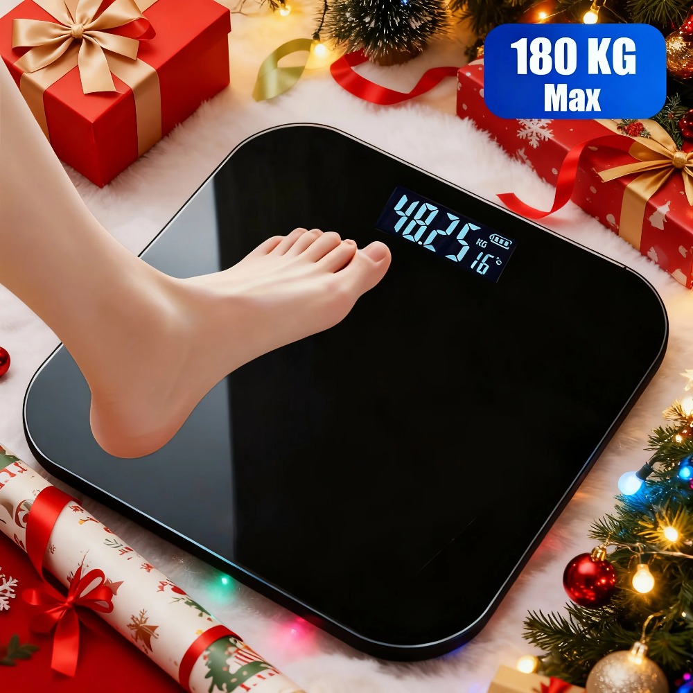 Home Gym Xxl - Hochpräzise Digitale Badezimmerwaage mit Großem LED-Display