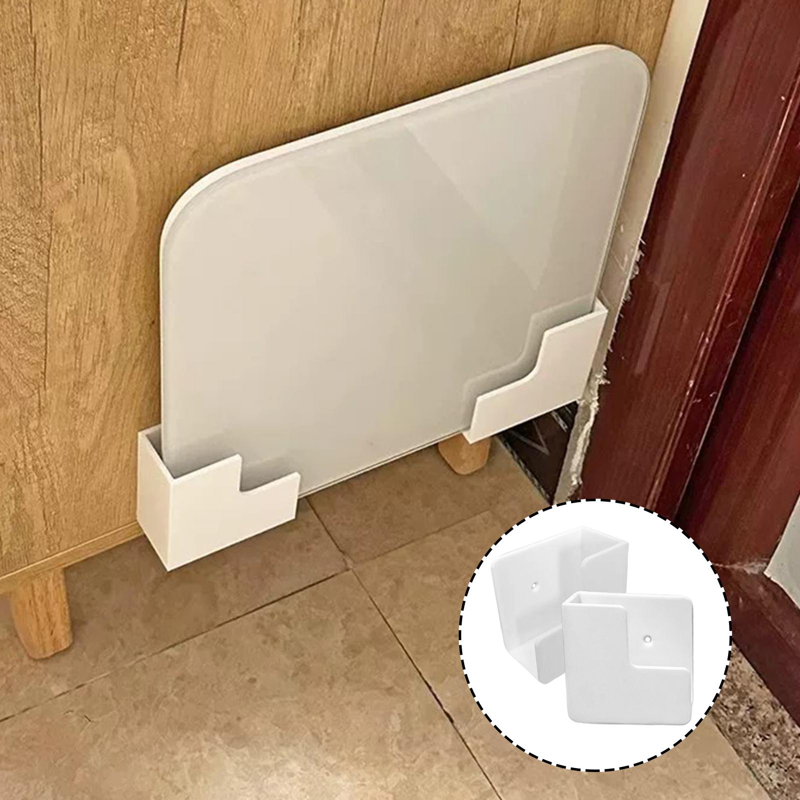 Home Gym Folding Rack - Bohrfreier Skalen-Aufbewahrungsständer, Selbstklebende Wandhalterung, Kompakter Organizer