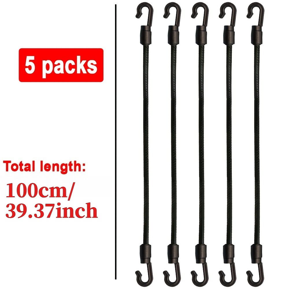 Resistance Band Heavy - 5 Stück 100cm Lange Hochleistungs-Gummibänder mit