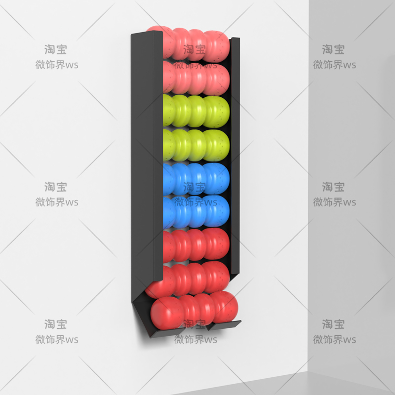 Home Gym Folding Rack - ‌ An der Wand montierter Sportballständer