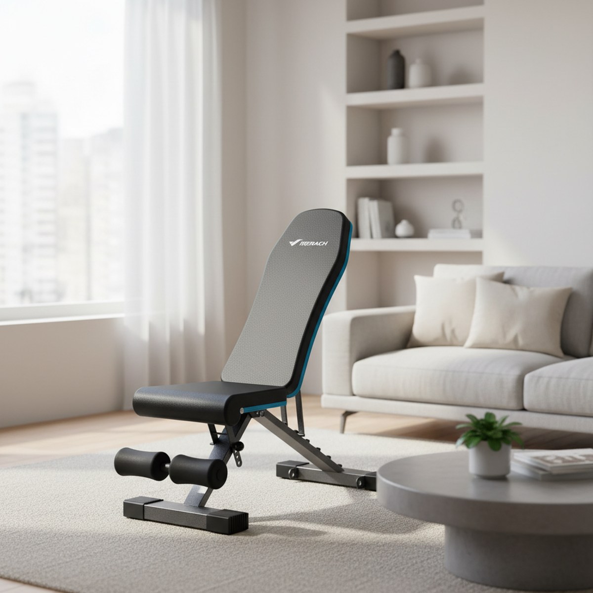 Adjustable Weight Bench - Verstellbare Klappbare Hantelbank für das Heimstudio,