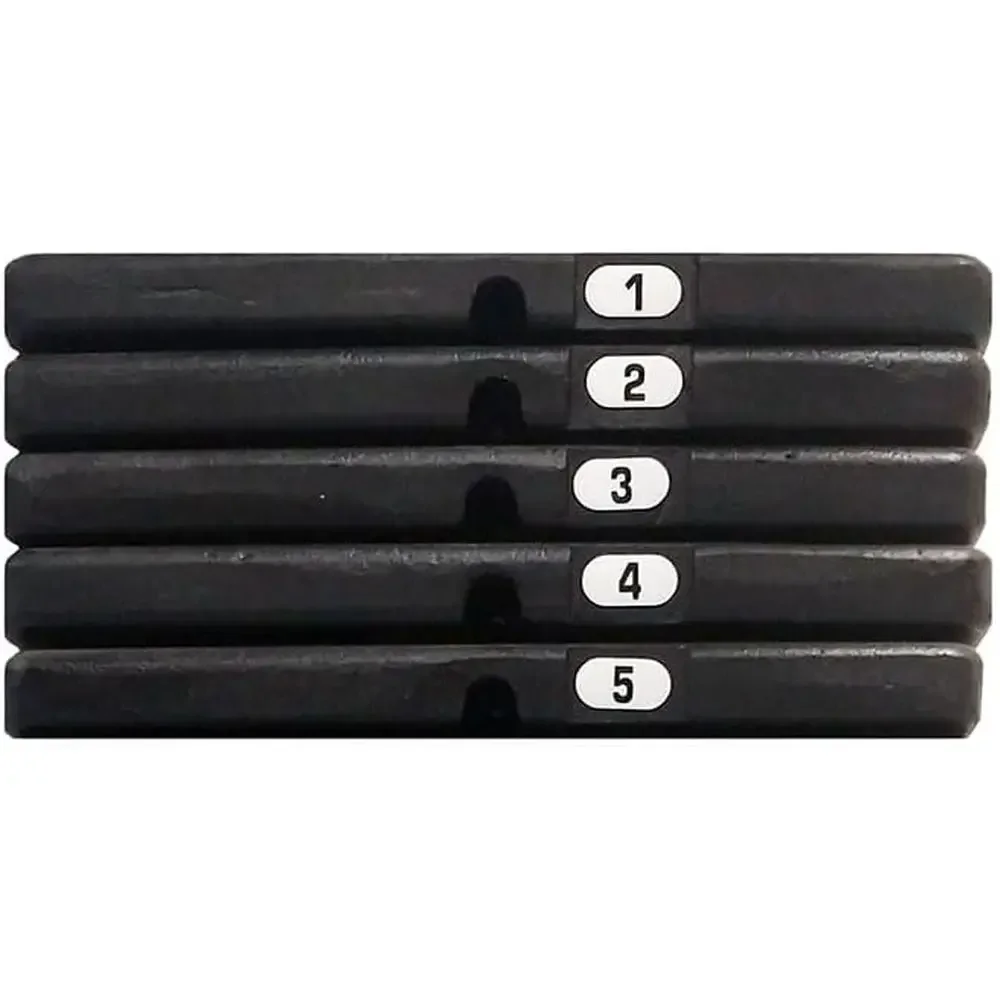 Home Gym Cable Machine With Weight Stack - Heimfitness-Kabelmaschinen-Erweiterungskit mit 5 Gusseisenplatten, 50 Pfund