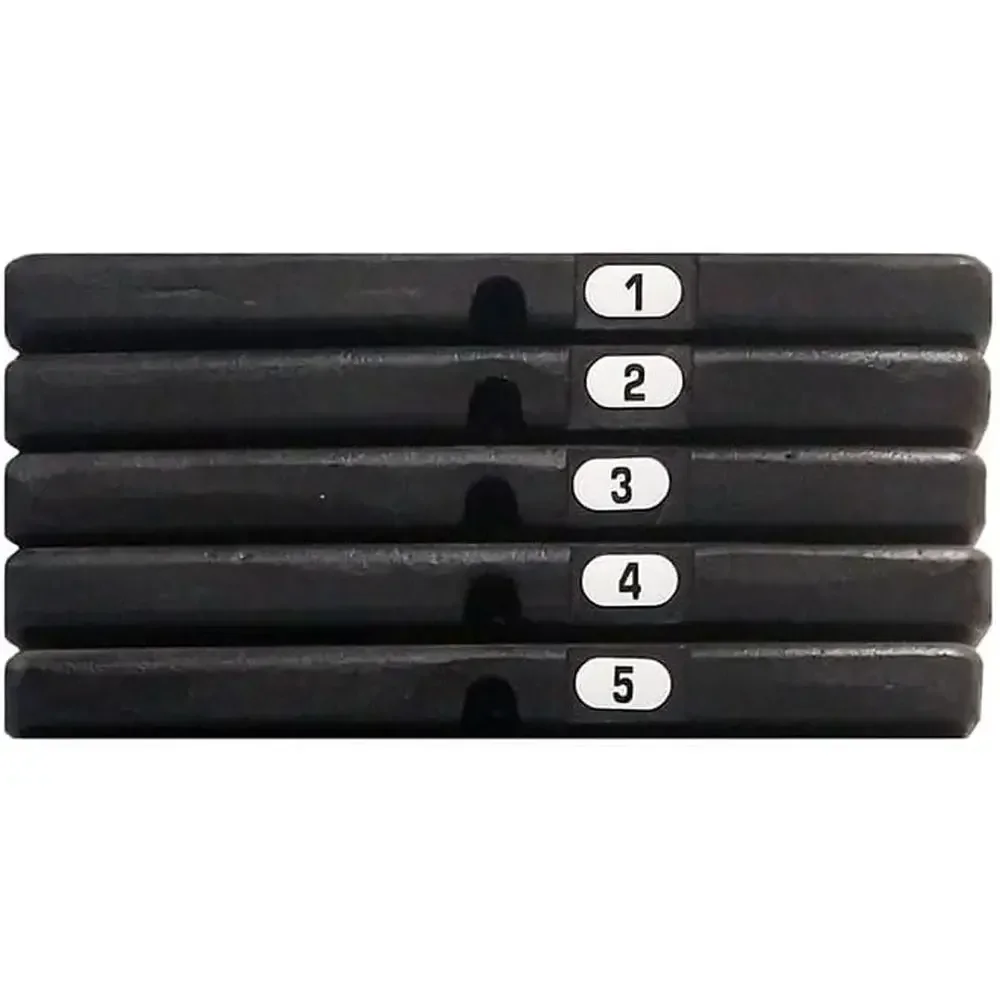 Home Gym Cable Machine With Weight Stack - Heimfitness-Kabelzugmaschinen-Erweiterungskit mit 5 Gusseisenplatten, 50 Pfund
