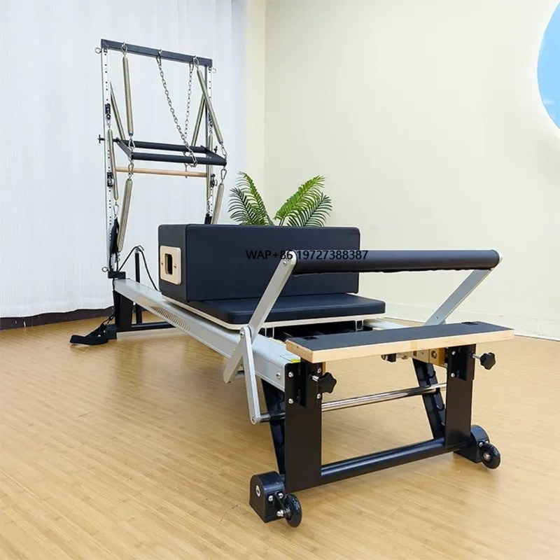 Home Gym One Machine - Aluminium Reformer Pilates für Zuhause Verstellbarer