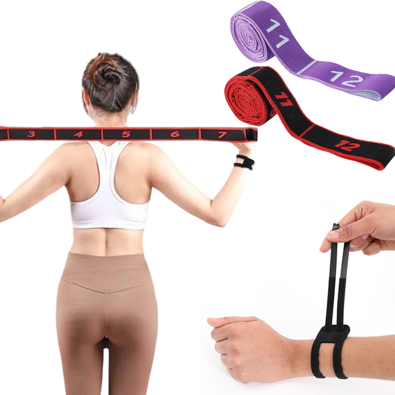Home Gym Guide - 1 Paar Handgelenkstützen, 12 Schlaufen, nummerierte