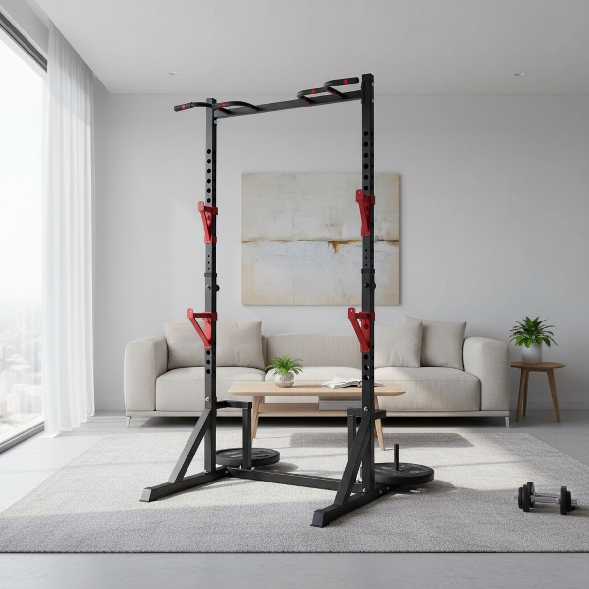 Verstellbares Power Rack mit K – Home Gym Rack Bewertung und Preis