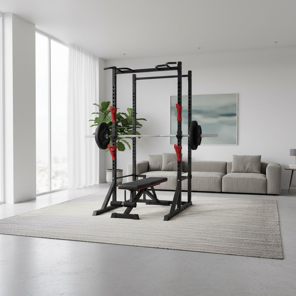 Verstellbares Power Rack mit K – Home Gym Rack Bewertung und Preis