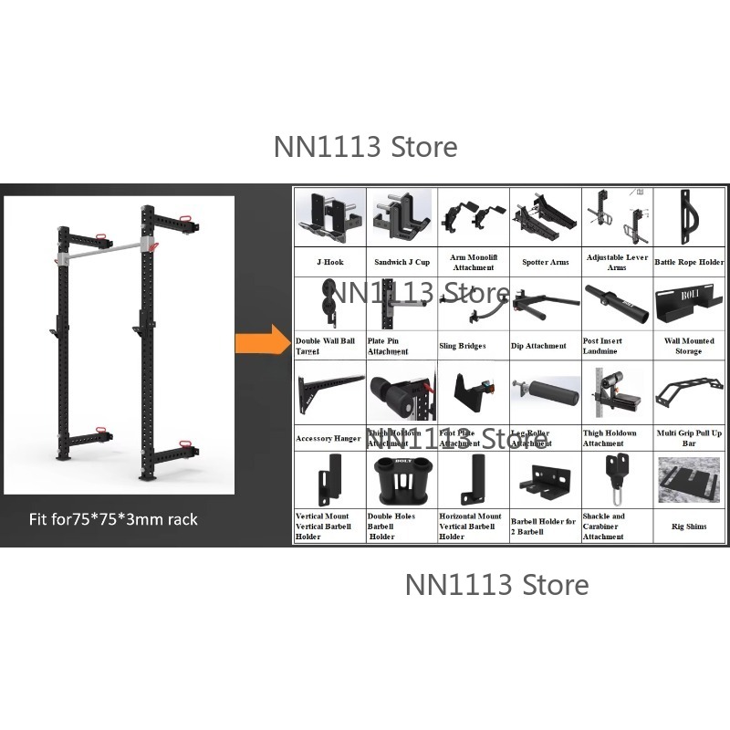 W6301 Fitnessgeräte, 41,5-Zoll – Home Gym Folding Rack Bewertung und Preis
