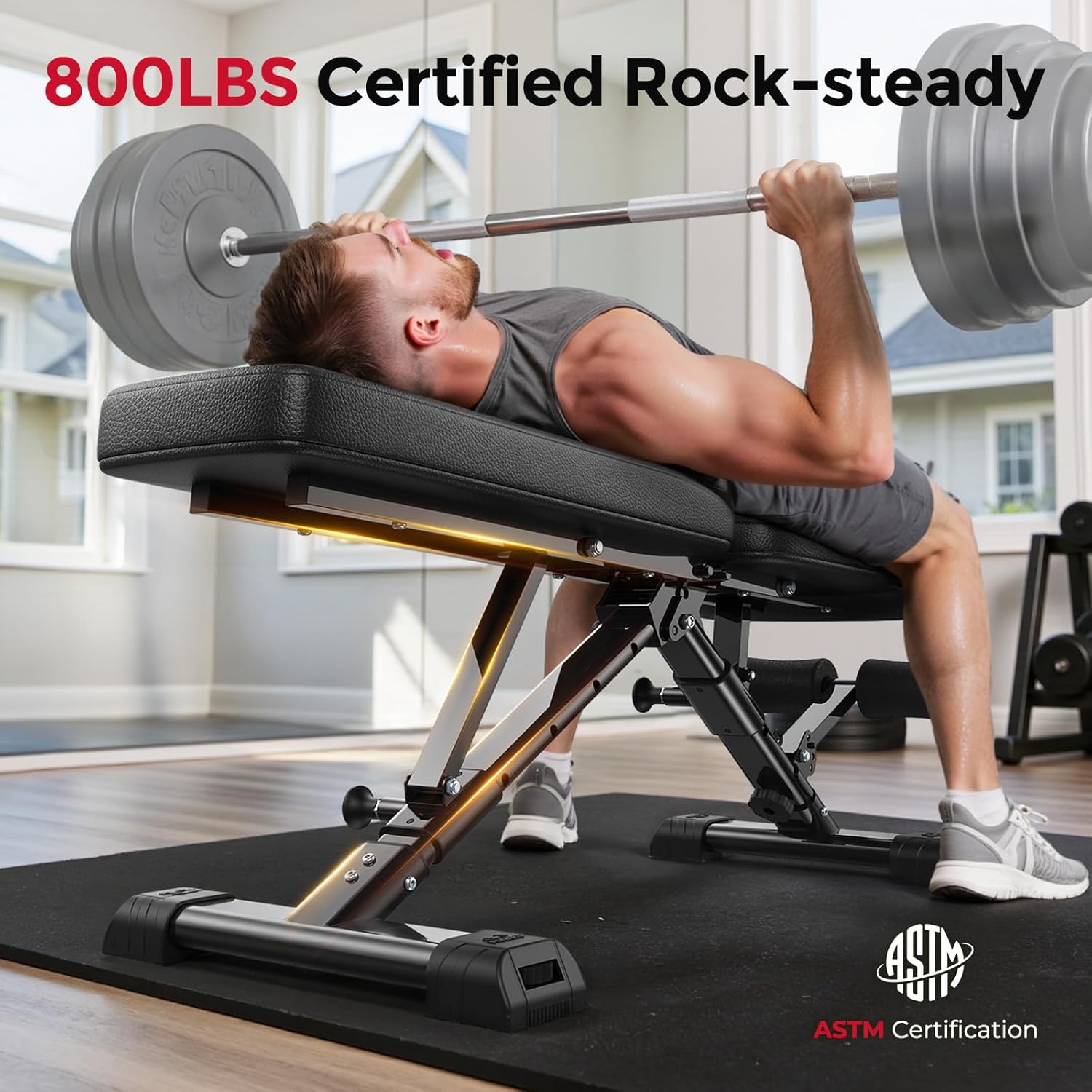 Home-Gym-Hantelbank mit verste – Adjustable Weight Bench Bewertung und Preis
