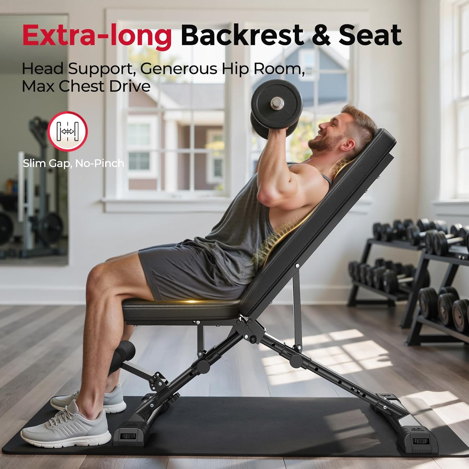 Home-Gym-Hantelbank mit verste – Adjustable Weight Bench Bewertung und Preis