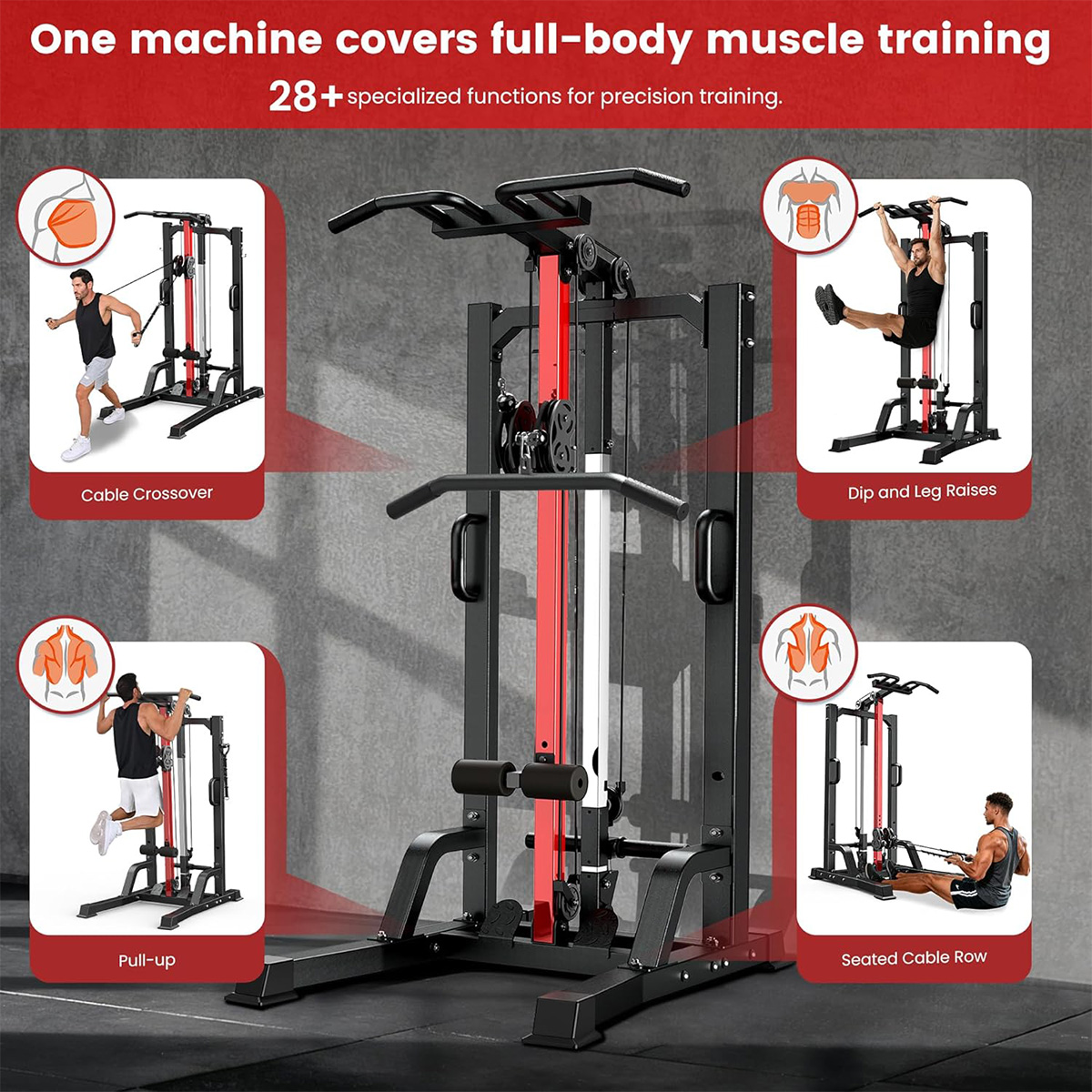 Pooboo Heimfitnessgerät - Hoch – Home Gym Leg Bewertung und Preis