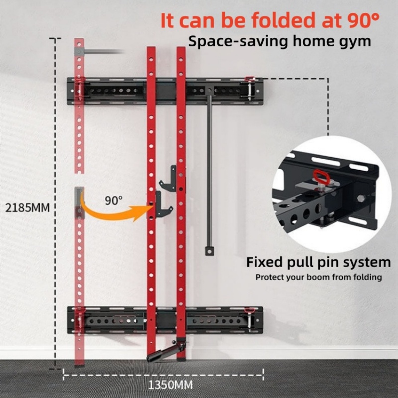 Verstellbarer Power Cage Wandm – Home Gym Folding Rack Bewertung und Preis