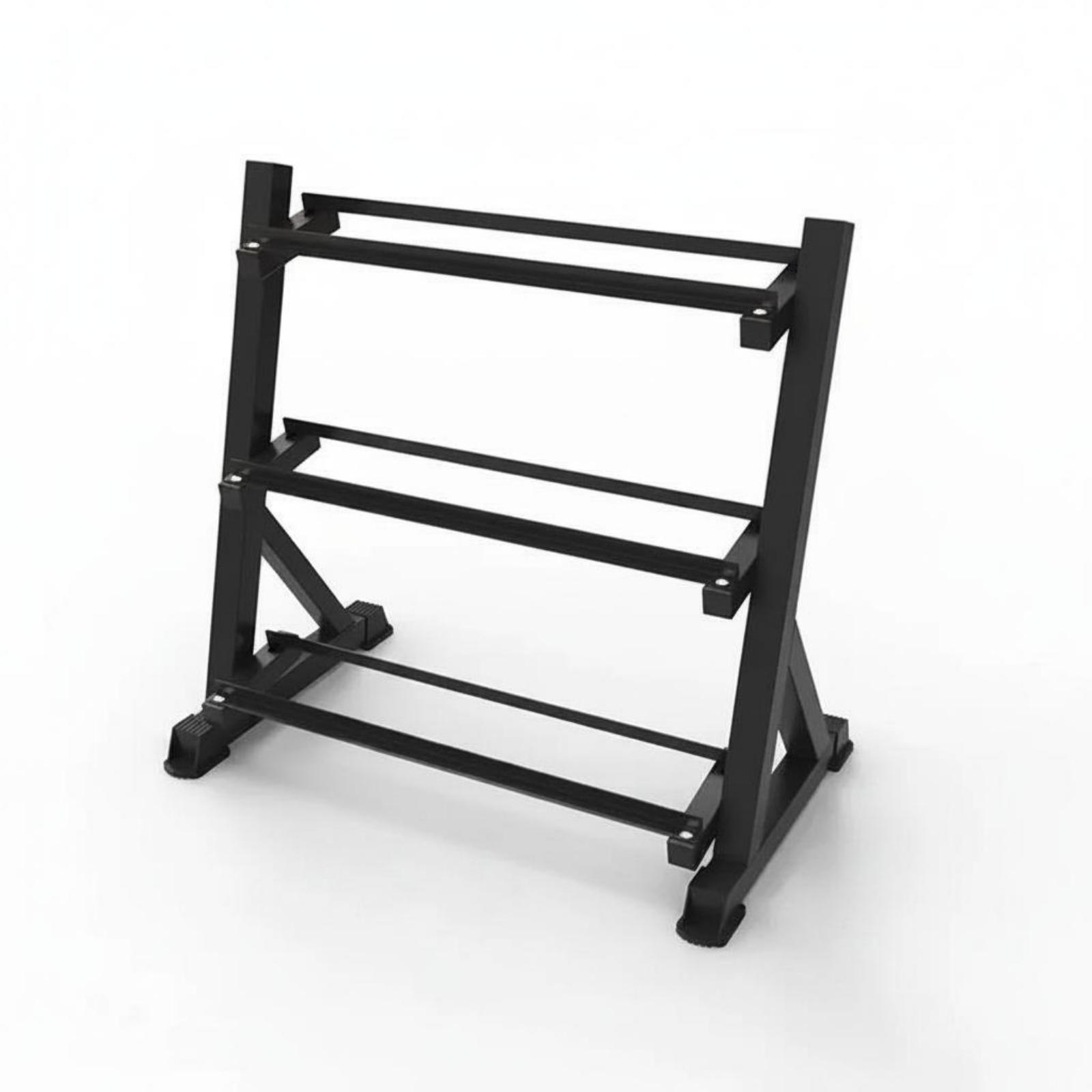3-stufiger Hantelständer, plat – Home Gym Rack Bewertung und Preis