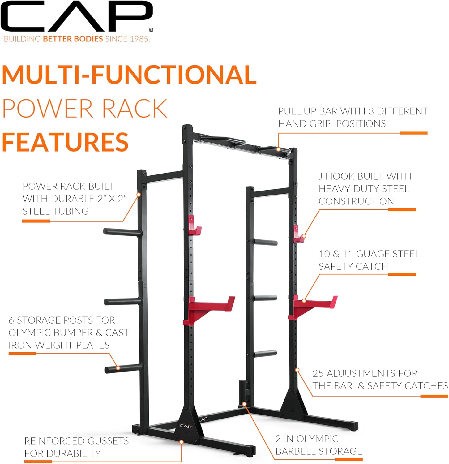 Heimfitnessgeräte, Stahlmateri – Home Gym Rack Bewertung und Preis