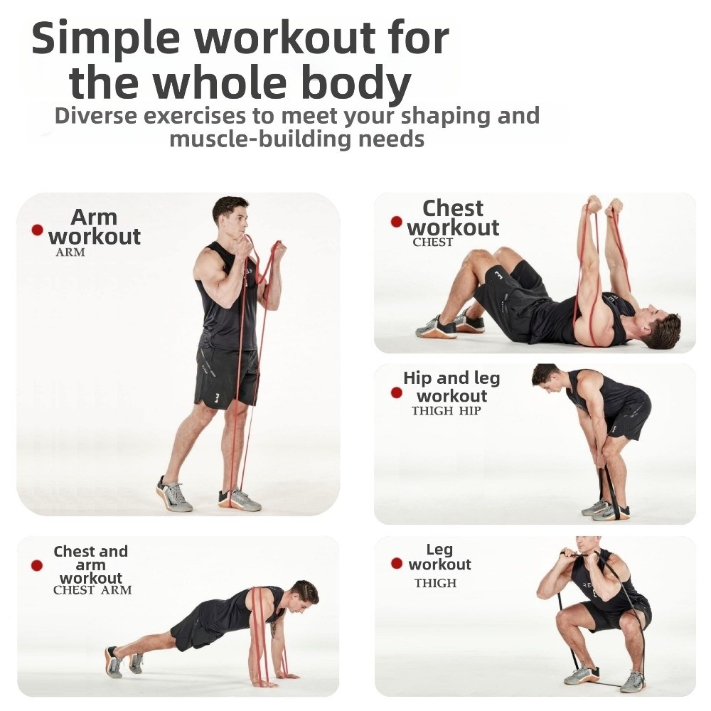 TPE Widerstandsbänder Set 5~12 – Resistance Band Heavy Bewertung und Preis