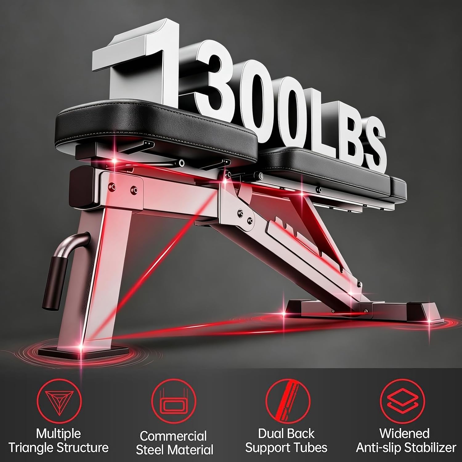 Verstellbare Hantelbank mit 13 – Adjustable Weight Bench Bewertung und Preis