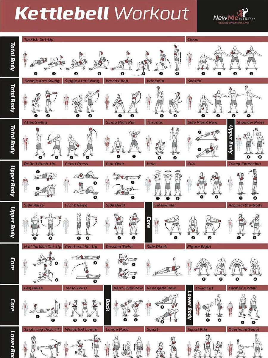 Fitness-Workout-Poster mit Han – Home Gym Guide Bewertung und Preis
