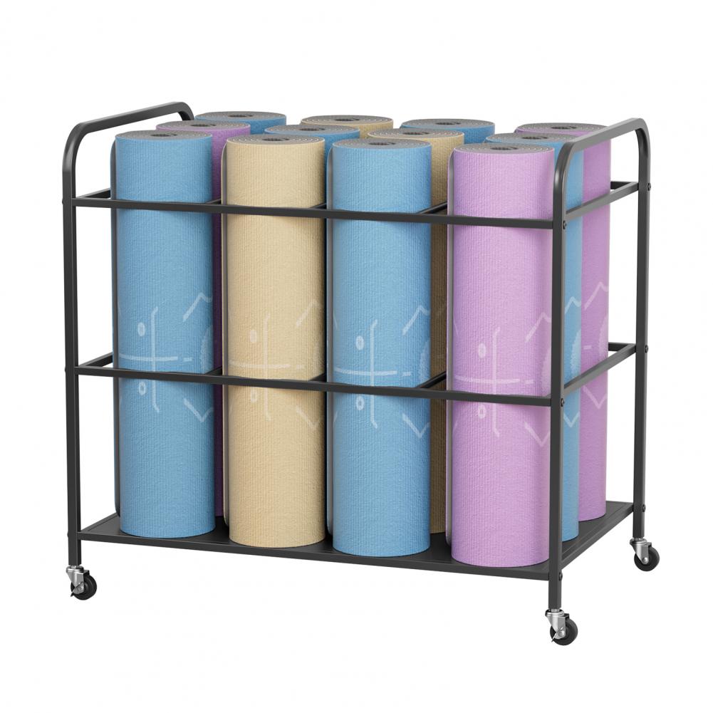 Yoga-Matten-Aufbewahrungsregal – Home Gym Folding Rack Bewertung und Preis