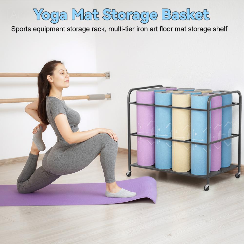 Yoga-Matten-Aufbewahrungsregal – Home Gym Folding Rack Bewertung und Preis