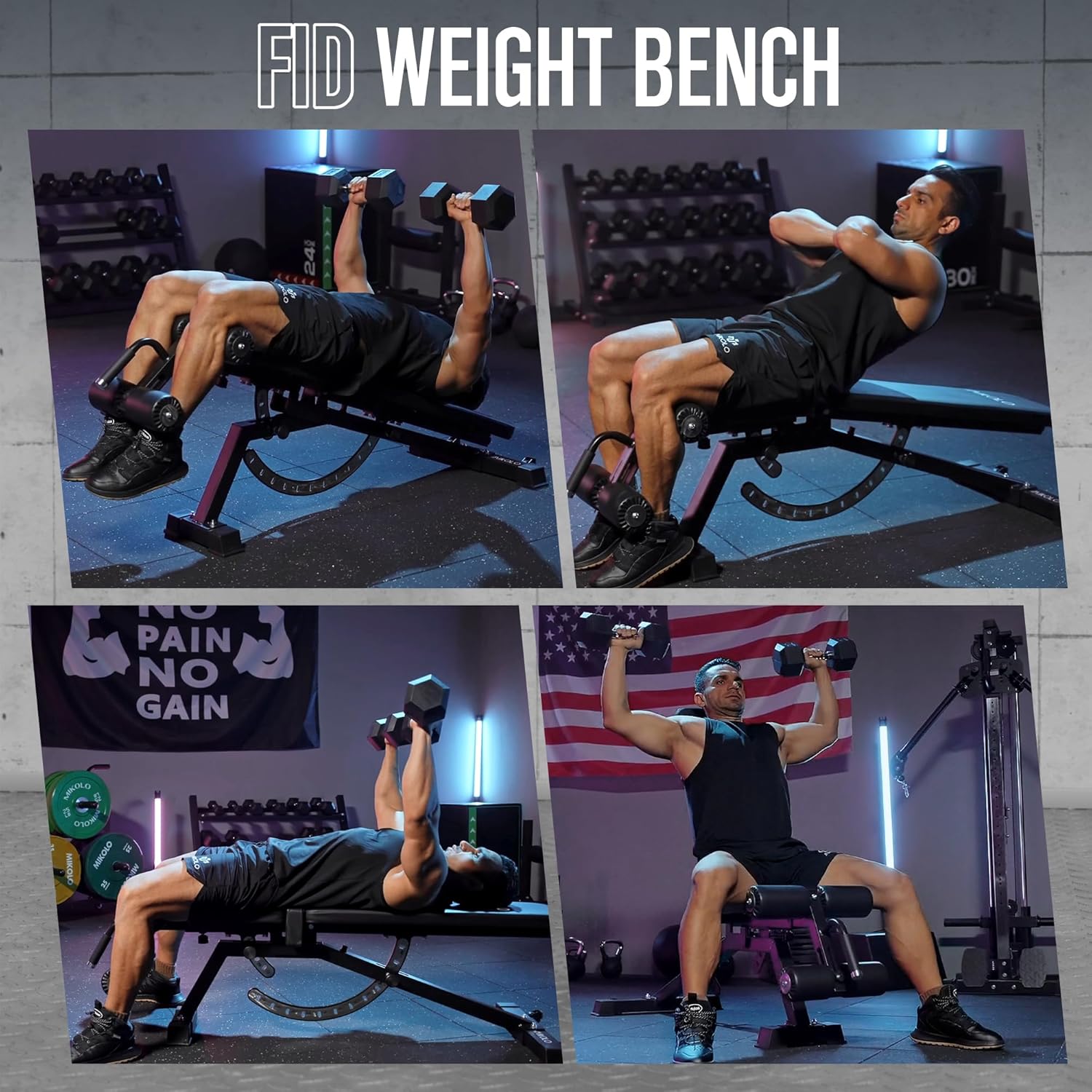 Hantelbank für Zuhause - Stahl – Adjustable Weight Bench Bewertung und Preis