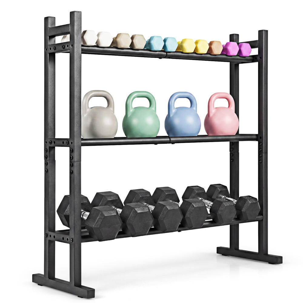 Robustes 3-stufiges Hantelrega – Home Gym Rack Bewertung und Preis