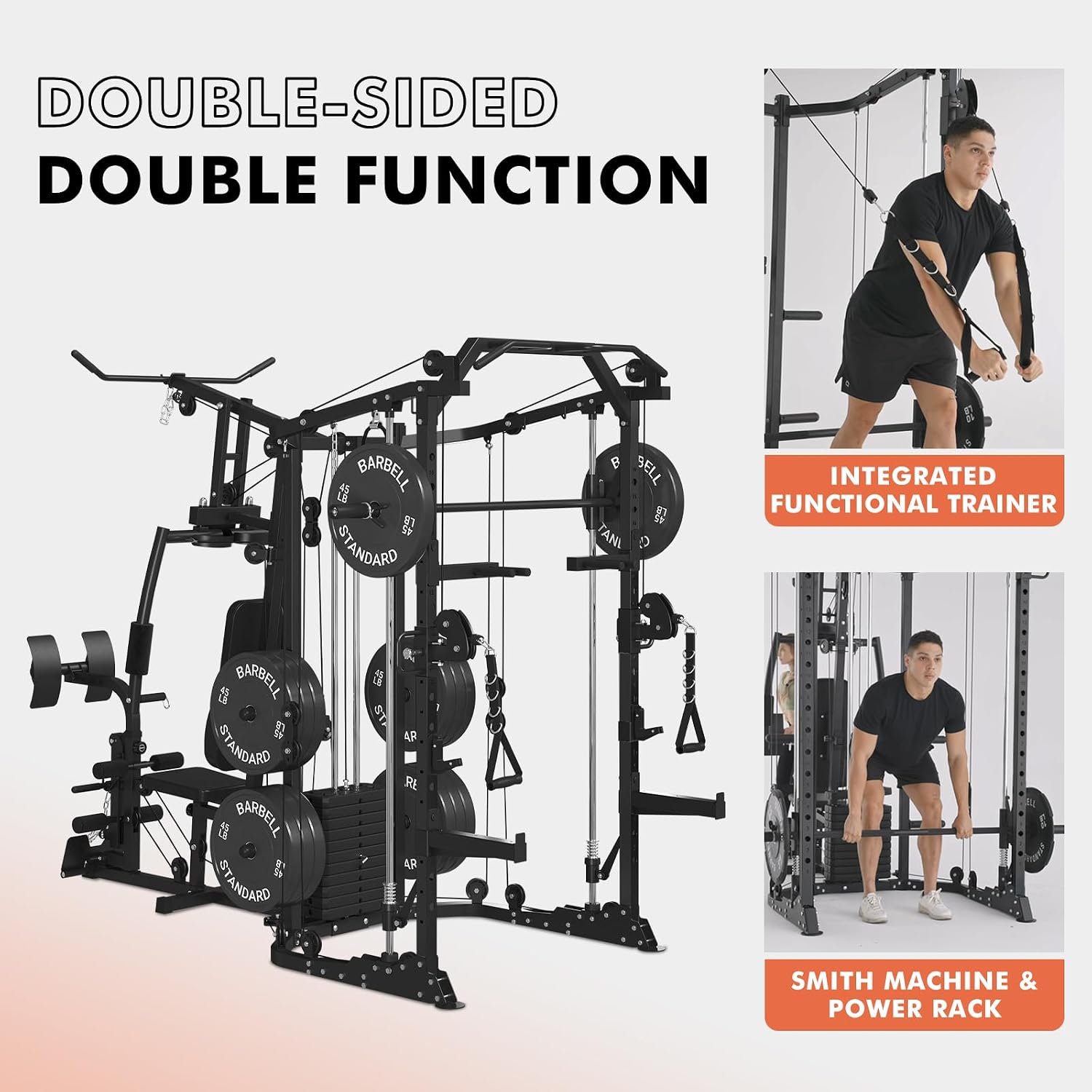 Dual-Station SmithΔ Machine Po – Home Gym Cable Machine With Weight Stack Bewertung und Preis