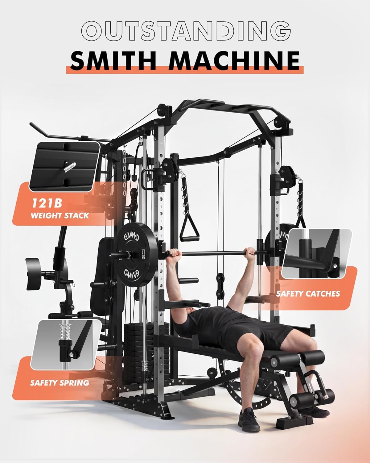Dual-Station SmithΔ Machine Po – Home Gym Cable Machine With Weight Stack Bewertung und Preis