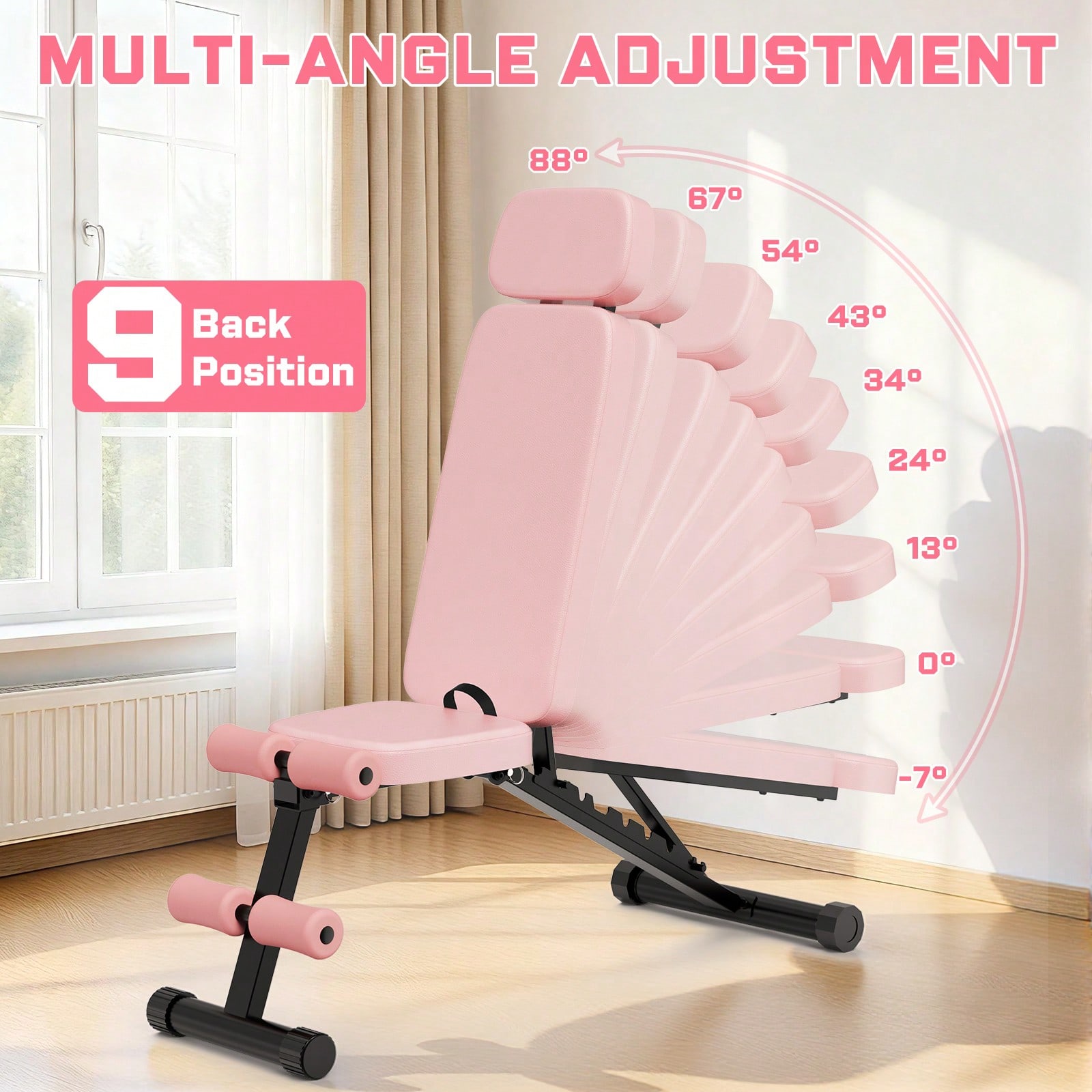 GIKPAL 9-fach verstellbare Han – Adjustable Weight Bench Bewertung und Preis