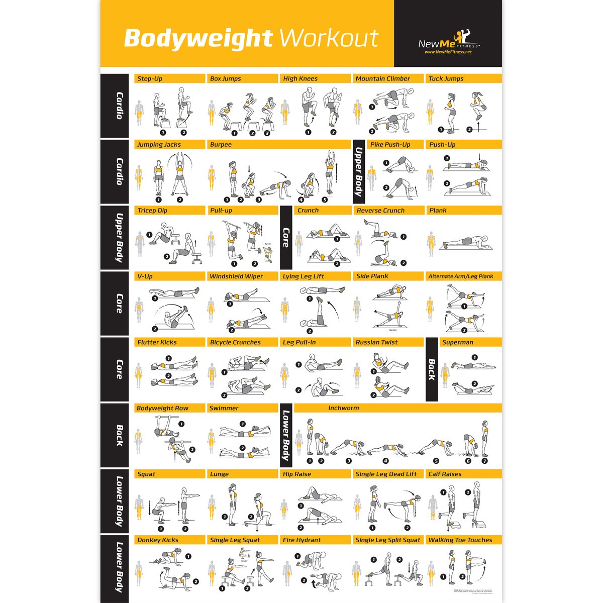 Bodyweight-Workout, Übungen, B – Home Gym Guide Bewertung und Preis
